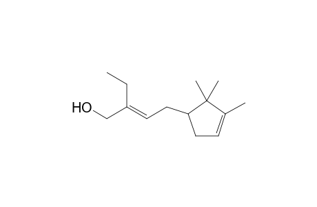 2,3,3-TRIMETHYL-4-[3'-HYDROXYMETHYL-(PENT-2'-EN-1'-YL)]-CYCLOPENTENE;(BACDANOL)