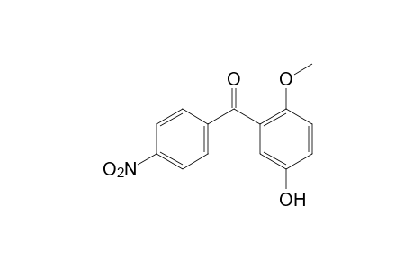 5-Hydroxy-2-methoxy-4'-nitrobenzophenone