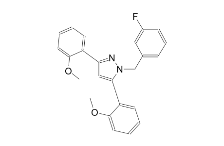 1-(3-fluorobenzyl)-3,5-bis(2-methoxyphenyl)-1H-pyrazole