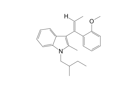 3-(1-(2-Methoxyphenyl)-1-propen-1-yl)-2-methyl-1-(2-methylbutyl)-1H-indole II