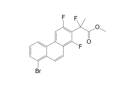 2-(8-bromo-1,3-difluoro-2-phenanthrenyl)-2-fluoropropanoic acid methyl ester