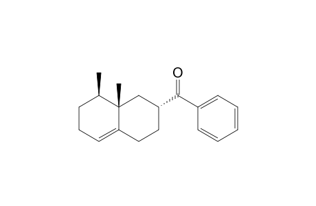 ((2R,8R,8aS)-8,8a-dimethyl-1,2,3,4,6,7,8,8a-octahydronaphthalen-2-yl)(phenyl)methanone