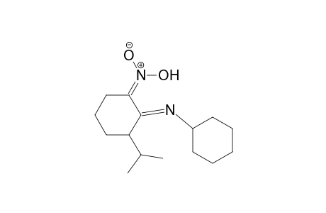 2-(cyclohexylimino)-3-(1-methylethyl)-1-aci-nitrocyclohexane
