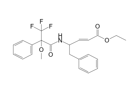 2-Pentenoic acid, (E,4S)-4-[((R)-.alpha.-methoxy-.alpha.-trifluoromethylphenylacetyl)amino]-5-phenyl-, ethyl ester