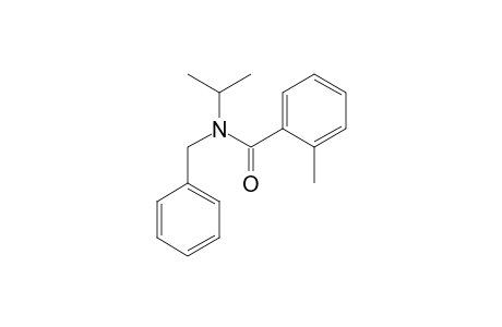 N-Benzyl-2-methyl-N-(propan-2-yl)benzamide