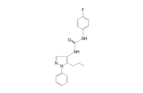 1-(p-fluorophenyl)-3-(1-phenyl-5-propylpyrazol-4-yl)urea