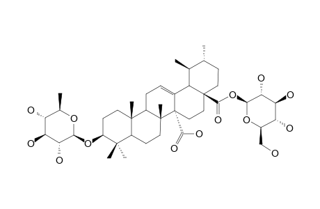 QUINOVIC-ACID-3-BETA-O-[BETA-D-FUCOPYRANOSYL]-(28->1)-BETA-D-GLUCOPYRANOSYLESTER
