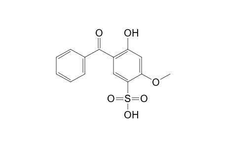 5-benzoyl-4-hydroxy-2-methoxybenzenesulfonic acid