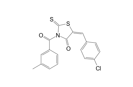 5-(4-Chlorobenzylidene)-3-(3-methylbenzoyl)rhodanine