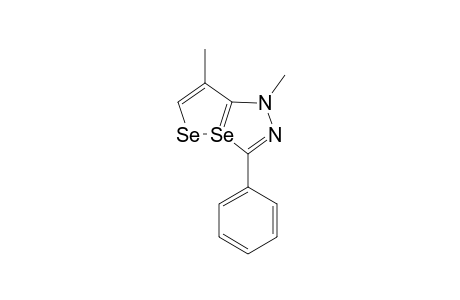 1H-[1,2]Diselenolo[5,1-e][1,2,3]selenadiazole-7-SeIV, 3,4-dimethyl-1-phenyl-