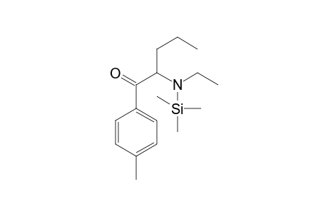 N-Ethyl-4'-methylnorpentedrone TMS