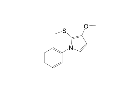 3-Methoxy-2-(methylthio)-1-phenyl-pyrrole