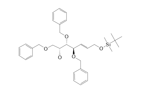 (4R,5S,6R)-1-TERT.-BUTYLDIMETHYLSILYLOXY-4,5,7-TRIBENZYLOXY-2E-HEPTEN-6-OL