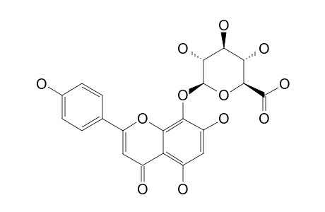 ISOSCUTELLAREIN-8-O-BETA-D-GLUCURONOPYRANOSIDE