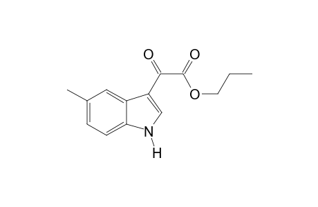 Propyl-2-(5-methylindol-3-yl)glyoxalate