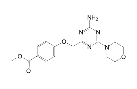 4-[(4-amino-6-morpholino-s-triazin-2-yl)methoxy]benzoic acid methyl ester