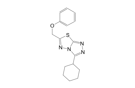 3-cyclohexyl-6-(phenoxymethyl)[1,2,4]triazolo[3,4-b][1,3,4]thiadiazole