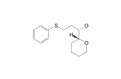 (1R)-1-[(2S)-2-oxanyl]-3-(phenylthio)-1-propanol