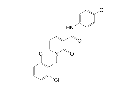 4'-CHLORO-1-(2,6-DICHLOROBENZYL)-1,2-DIHYDRO-2-OXONICOTINANILIDE
