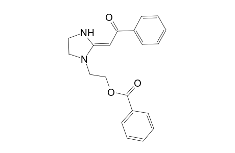 2-[(2E)-2-phenacylideneimidazolidin-1-yl]ethyl benzoate