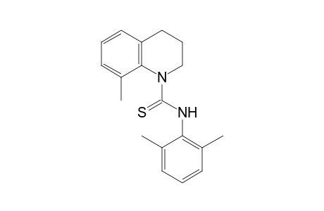 3,4-dihydro-8-methylthio-1(2H)-quinolinecarboxy-2',6'-xylidide