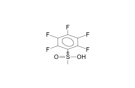 PENTAFLUOROPHENYLMETHYLSULPHONE, PROTONATED