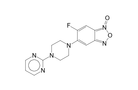 6-Fluorobenzofuroxane, 5-[4-(2-pyrimidyl)piperazin-1-yl]-