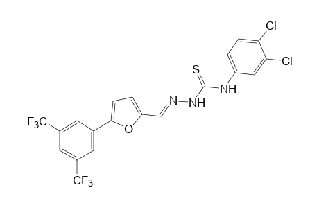 5-(alpha,alpha,alpha,alpha',alpha',alpha'-HEXAFLUORO-3,5-XYLYL)-2-FURALDEHYDE, 4-(3,4-DICHLOROPHENYL)-3-THIOSEMICARBAZONE