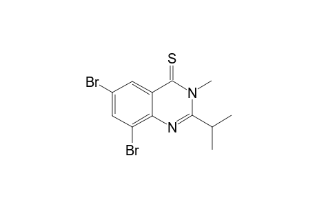 6,8-Dibromo-3(N)-methyl-2-isopropylquinazolin-4-thione