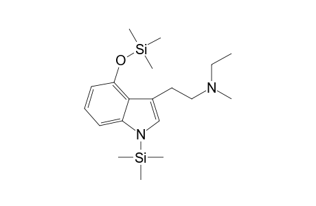 4-Hydroxy-N-ethyl-N-methyltryptamine 2TMS