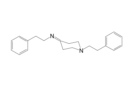 4-(Phenylethylimino)-1-phenethylpiperidine