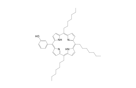 5,10,15-Triheptyl-20-(3-hydroxyphenyl)porphyrin