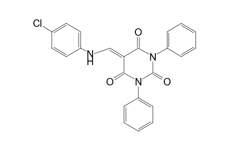 5-[(p-chloroanilino)methylene]-1,3-diphenylbarbituric acid