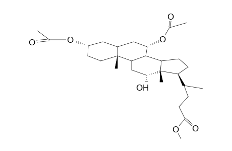 3A,7A-DIACETYLOXY-12A-HYDROXY-5B-CHOLAN-24-OATE