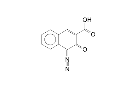 4-(1.lambda.(5)-diazynylidene)-3-oxo-3,4-dihydro-2-naphthalenecarboxylic acid