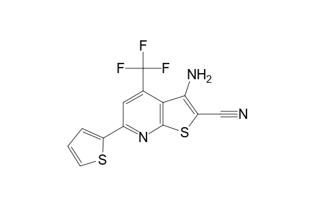 3-Amino-6-(2-thienyl)-4-(trifluoromethyl)thieno[2,3-b]pyridine-2-carbonitrile