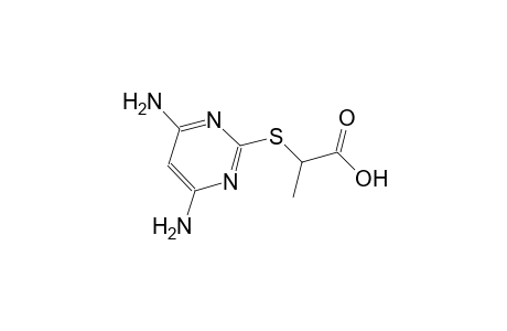 2-[(4,6-diamino-2-pyrimidinyl)sulfanyl]propanoic acid