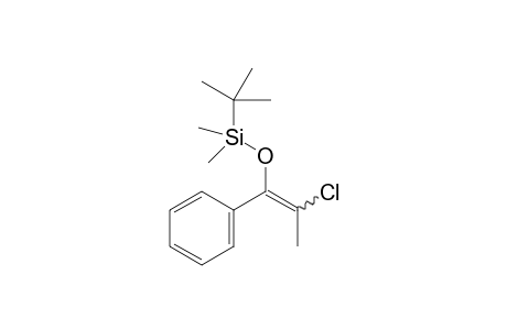 tert-butyl-(2-chloro-1-phenyl-prop-1-enoxy)-dimethyl-silane