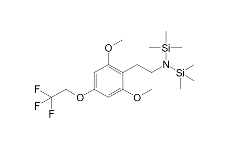 (2,6-Dimethoxy-4-trifluoroethoxyphenethylamine 2TMS