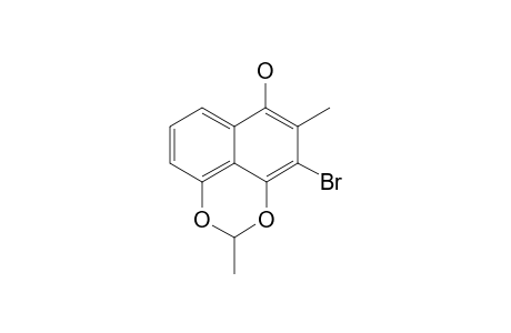 4-Bromo-2,5-dimethyl-2H-naphtho[4,5-d,e]-(1,3)-dioxin-6-ol