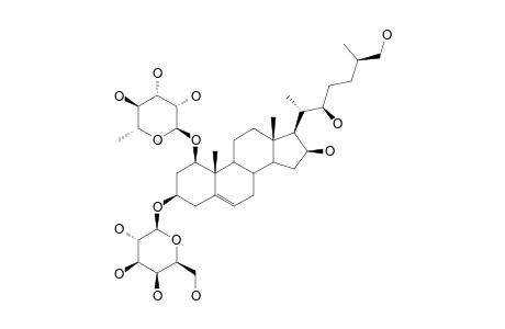 (25S*)-1(R*)-ALPHA-L-RHAMNOPYRANOSYLOXY-3(R*)-(BETA-D-GALACTOPYRANOSYLOXY)-CHOLEST-5-ENE-16(S*),22(S*),26-TRIOL