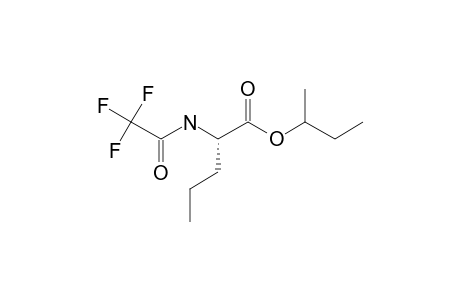 l-Norvaline, N-(trifluoroacetyl)-, 1-methylpropyl ester