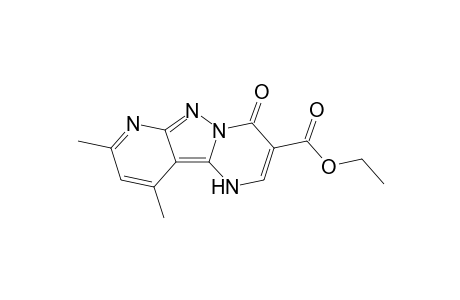 Ethyl 8,10-dimethyl-4-oxo-1,4-dihydropyrido[2',3':3,4]pyrazolo[1,5-a]pyrimidine-3-carboxylate