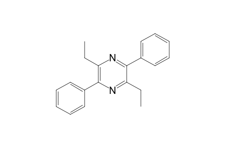 Pyrazine,2,5-diethyl-3,6-diphenyl