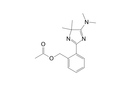 Benzenemethanol, 2-[5-(dimethylamino)-4,4-dimethyl-4H-imidazol-2-yl]-, acetate (ester)