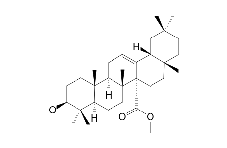 Methyl-3.beta.-hydroxyolean-12-en-27-oate