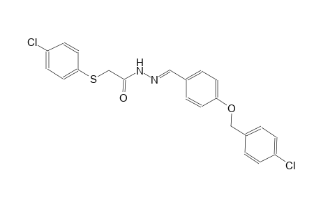 acetic acid, [(4-chlorophenyl)thio]-, 2-[(E)-[4-[(4-chlorophenyl)methoxy]phenyl]methylidene]hydrazide