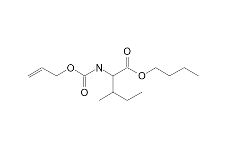 L-Isoleucine, N-allyloxycarbonyl-, butyl ester