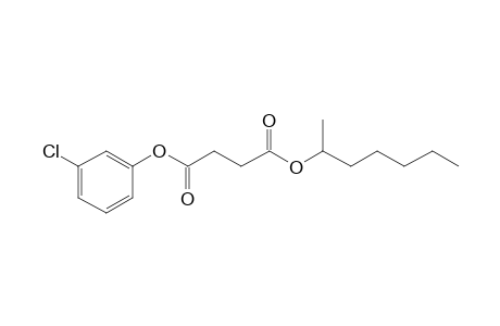 Succinic acid, hept-2-yl 3-chlorophenyl ester