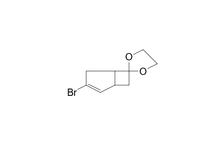 Bicyclo[3.2.0]hept-2-en-6-one, 2- or 3-bromo-, ethylene acetal